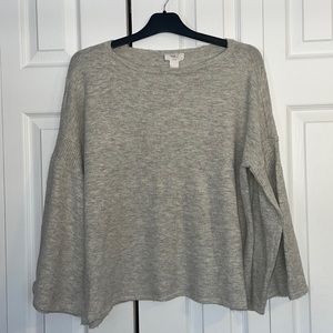 LOFT Bell Sleeve Wool Blend Sweater